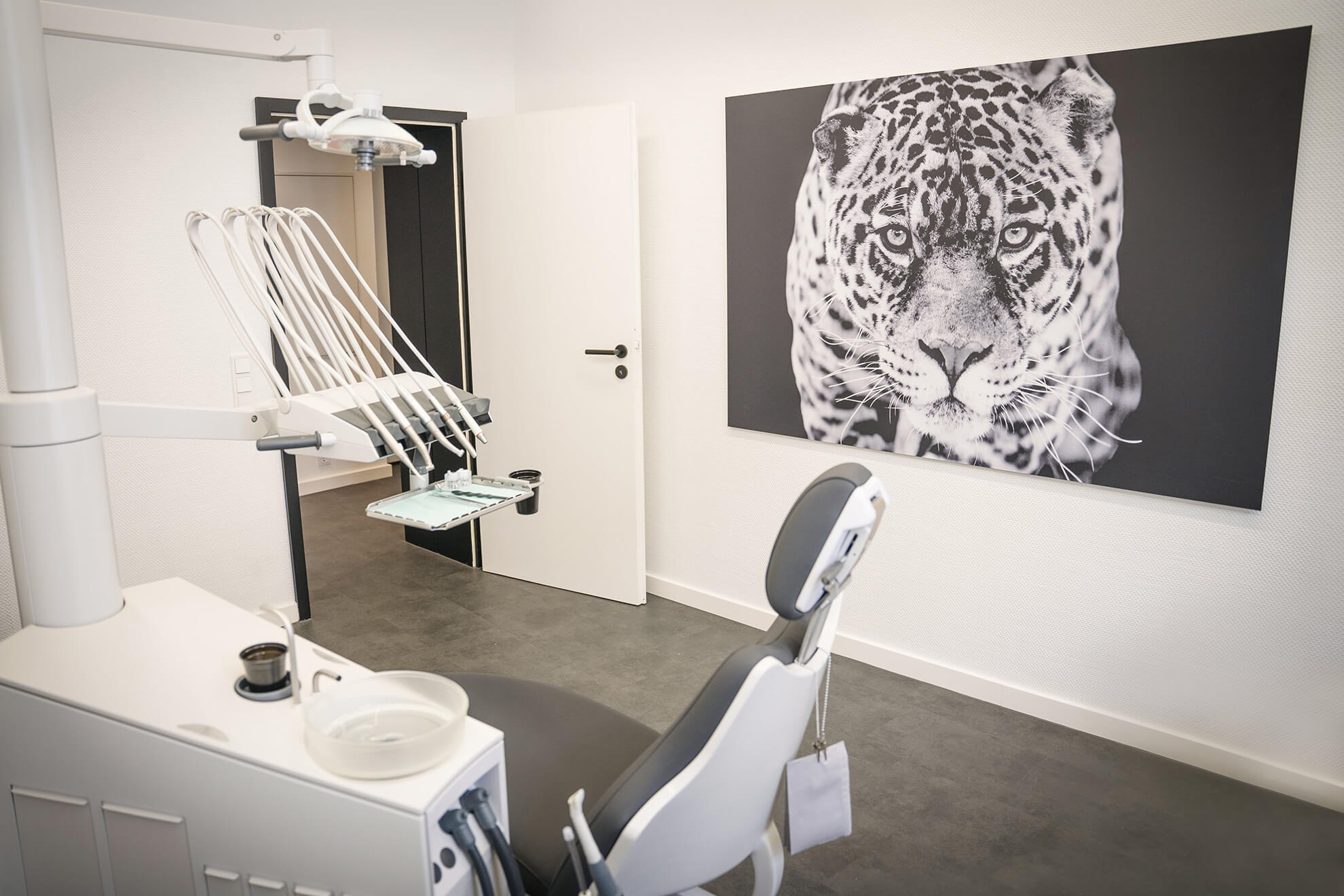 Praxisräume der Zahnarztpraxis Lorettostraße.